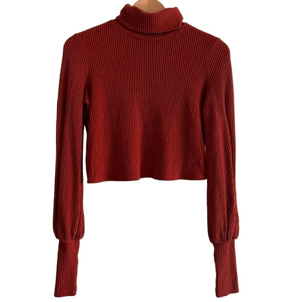 Urban Outfitters Out From Under Ribbed Soft Textured Mock Turtle Neck Size XS
